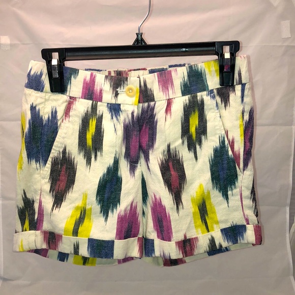J.Crew Floral print 100% cotton chino shorts sz 00 - Picture 8 of 8